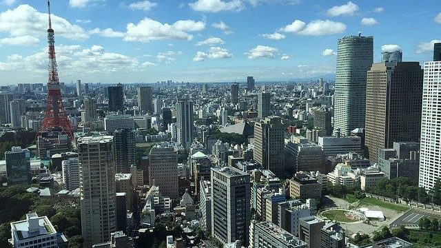 東京タワーをのぞむ絶景