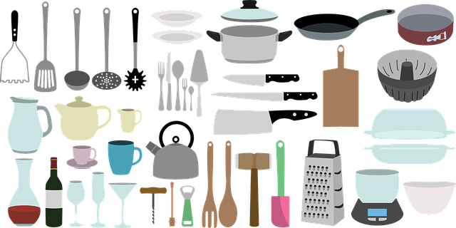 たくさんの料理道具